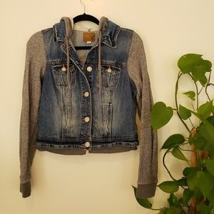 SOLD AE Jean Jacket Sweatshirt Combo